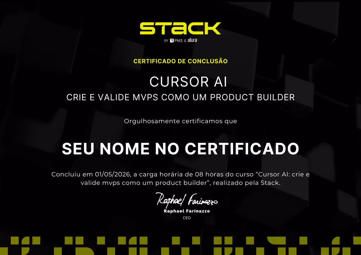 Certificado Cursor AI